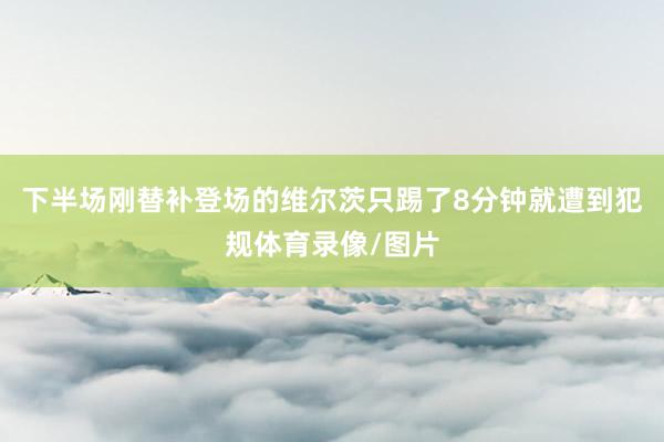 下半场刚替补登场的维尔茨只踢了8分钟就遭到犯规体育录像/图片