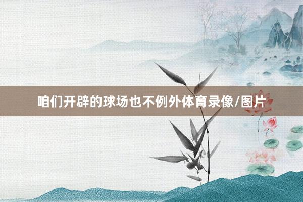 咱们开辟的球场也不例外体育录像/图片