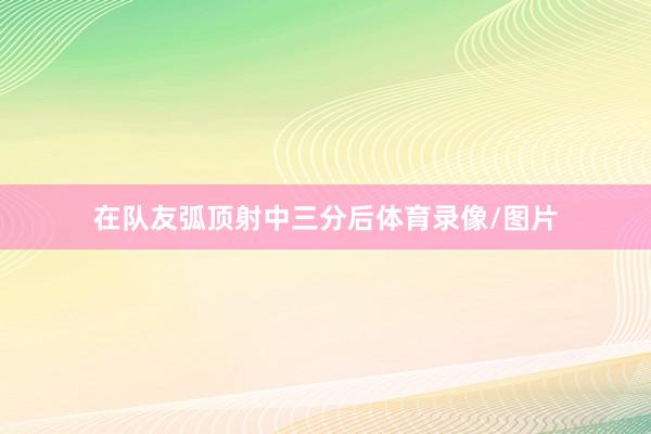 在队友弧顶射中三分后体育录像/图片