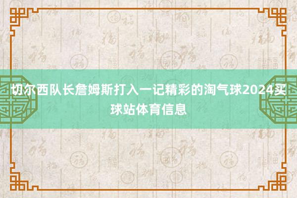 切尔西队长詹姆斯打入一记精彩的淘气球2024买球站体育信息