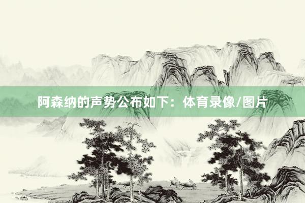 阿森纳的声势公布如下：体育录像/图片