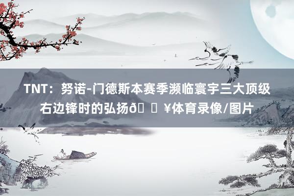 TNT：努诺-门德斯本赛季濒临寰宇三大顶级右边锋时的弘扬🔥体育录像/图片