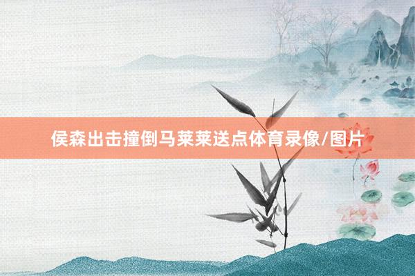 侯森出击撞倒马莱莱送点体育录像/图片