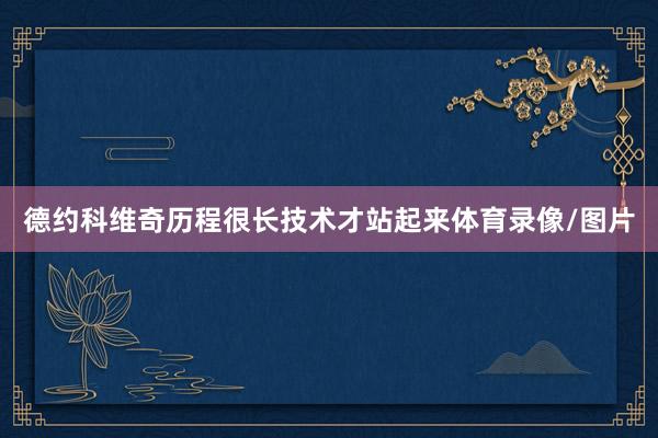 德约科维奇历程很长技术才站起来体育录像/图片