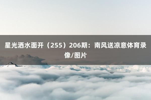 星光洒水面开（255）　　206期：南风送凉意体育录像/图片