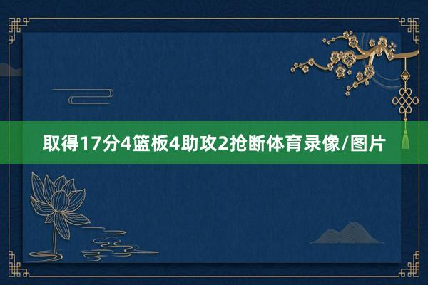 取得17分4篮板4助攻2抢断体育录像/图片