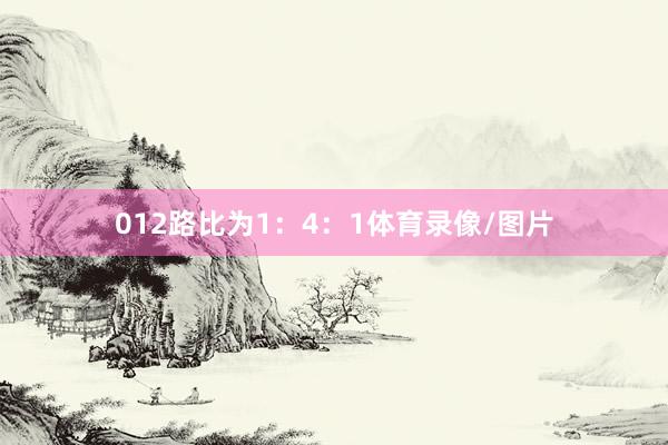 012路比为1：4：1体育录像/图片
